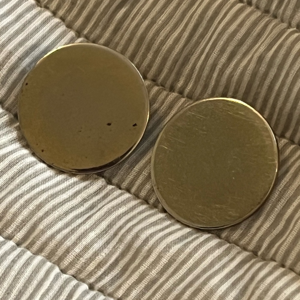 Alice Caviness Signed Vintage Gold Earrings Earrings Clip Ons 🌼